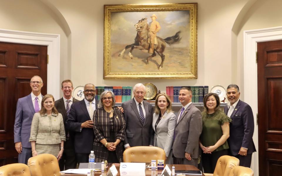 Group photo at the White House