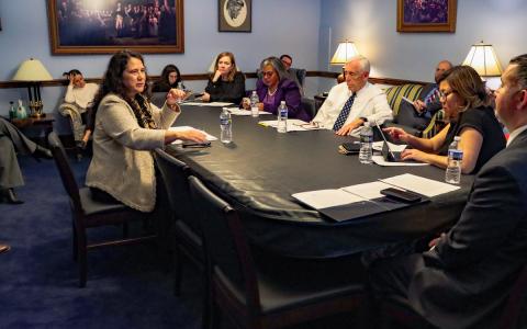 SBA Administrator speaking to Members at the RLC conference