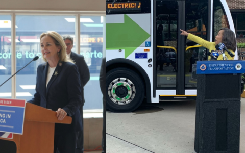 Rep. Dean on the left and Rep. Blunt Rochester on the right