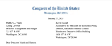 Screenshot of Letter sent to Trump Admin on Paused BIL Funding